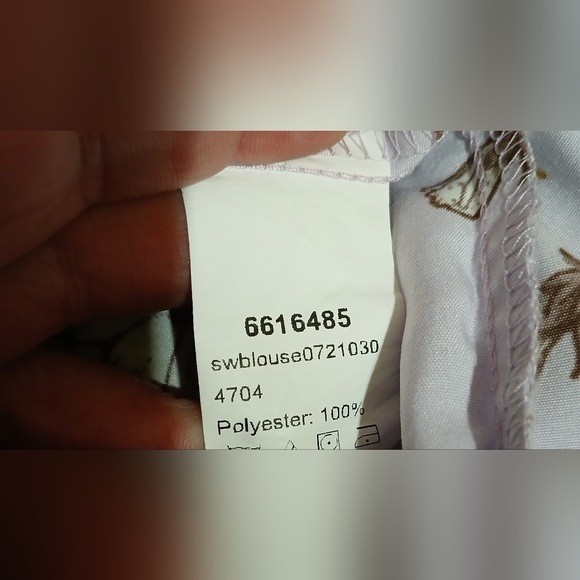 Shein Curve Charming Feminine 4X‎ Floral Blouse - Picture 4 of 5